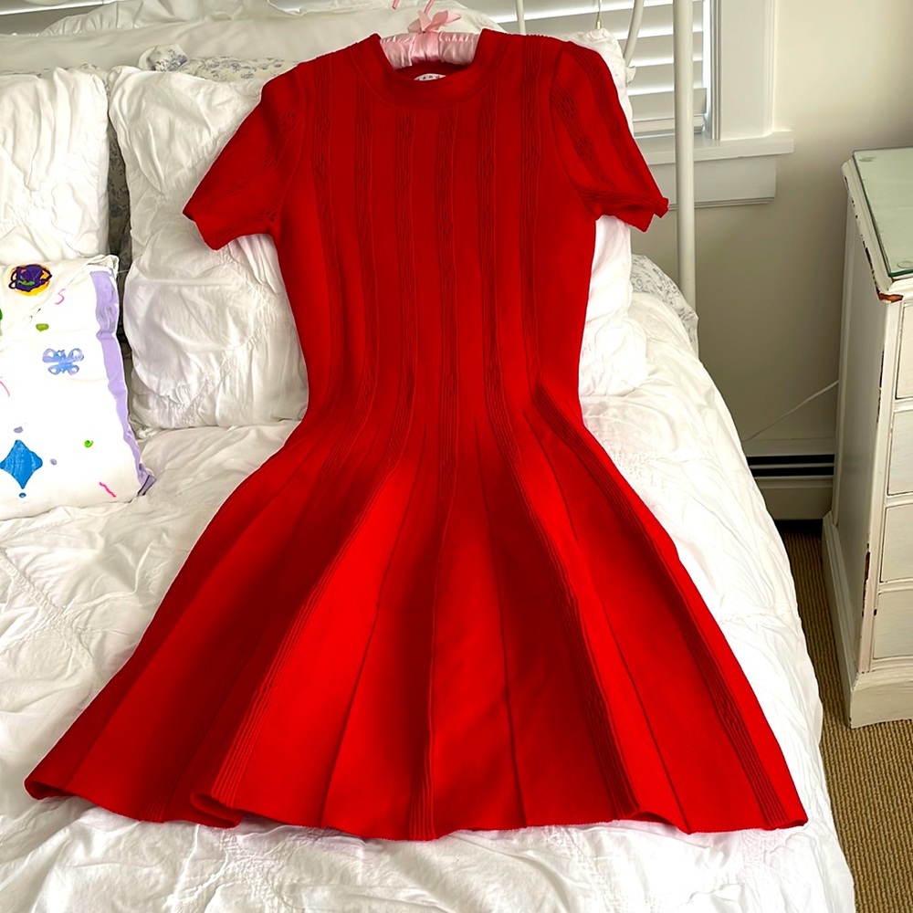 Sandro red dress - Small